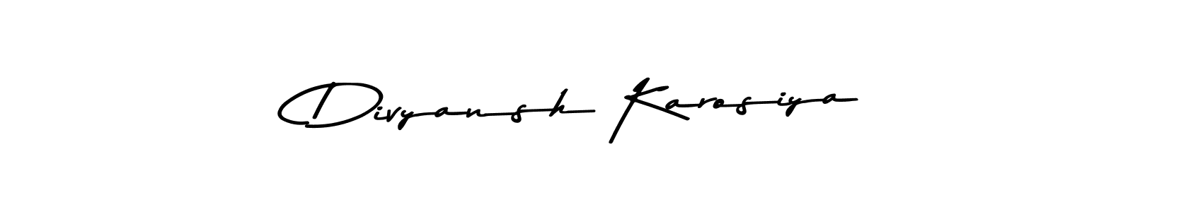 Make a beautiful signature design for name Divyansh Karosiya. Use this online signature maker to create a handwritten signature for free. Divyansh Karosiya signature style 9 images and pictures png