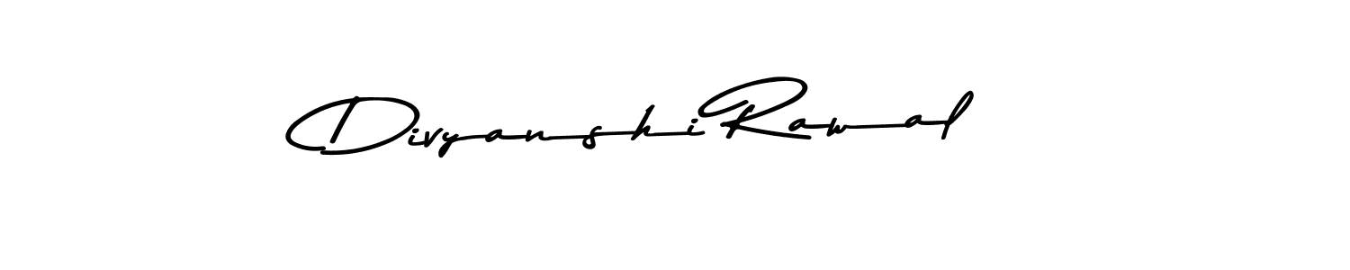 The best way (Asem Kandis PERSONAL USE) to make a short signature is to pick only two or three words in your name. The name Divyanshi Rawal include a total of six letters. For converting this name. Divyanshi Rawal signature style 9 images and pictures png