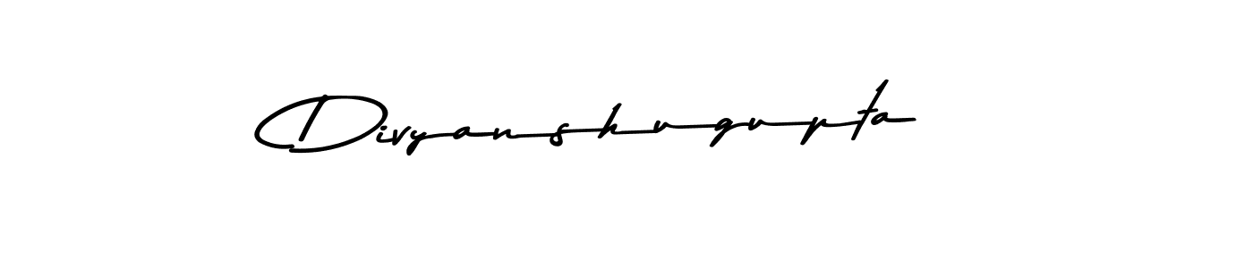 How to make Divyanshugupta name signature. Use Asem Kandis PERSONAL USE style for creating short signs online. This is the latest handwritten sign. Divyanshugupta signature style 9 images and pictures png