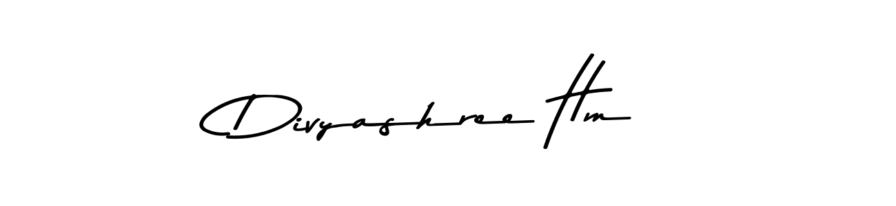 Divyashree Hm stylish signature style. Best Handwritten Sign (Asem Kandis PERSONAL USE) for my name. Handwritten Signature Collection Ideas for my name Divyashree Hm. Divyashree Hm signature style 9 images and pictures png