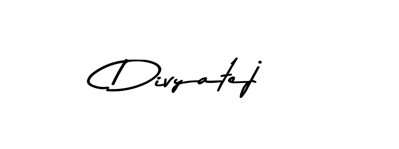 How to make Divyatej signature? Asem Kandis PERSONAL USE is a professional autograph style. Create handwritten signature for Divyatej name. Divyatej signature style 9 images and pictures png