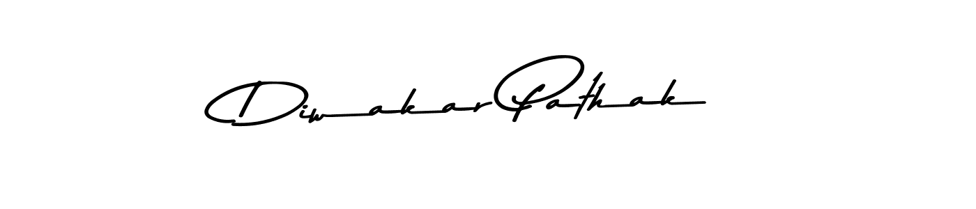 Design your own signature with our free online signature maker. With this signature software, you can create a handwritten (Asem Kandis PERSONAL USE) signature for name Diwakar Pathak. Diwakar Pathak signature style 9 images and pictures png