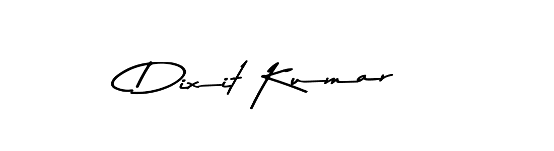 Make a beautiful signature design for name Dixit Kumar. With this signature (Asem Kandis PERSONAL USE) style, you can create a handwritten signature for free. Dixit Kumar signature style 9 images and pictures png