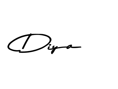 Create a beautiful signature design for name Diya. With this signature (Asem Kandis PERSONAL USE) fonts, you can make a handwritten signature for free. Diya signature style 9 images and pictures png