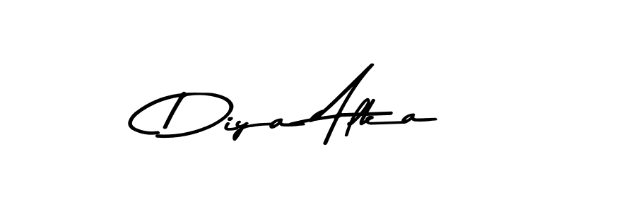 Here are the top 10 professional signature styles for the name Diya Alka. These are the best autograph styles you can use for your name. Diya Alka signature style 9 images and pictures png