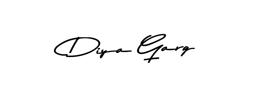 How to make Diya Garg signature? Asem Kandis PERSONAL USE is a professional autograph style. Create handwritten signature for Diya Garg name. Diya Garg signature style 9 images and pictures png