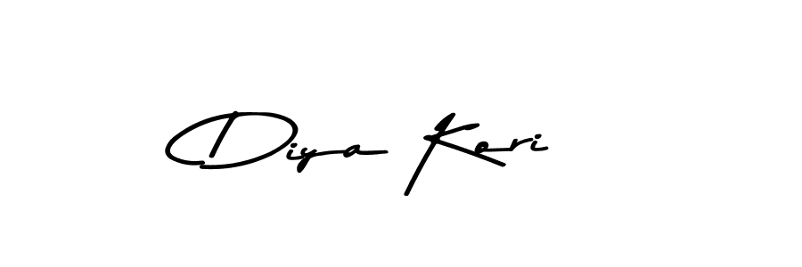 Design your own signature with our free online signature maker. With this signature software, you can create a handwritten (Asem Kandis PERSONAL USE) signature for name Diya Kori. Diya Kori signature style 9 images and pictures png