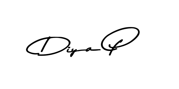 Make a beautiful signature design for name Diya P. Use this online signature maker to create a handwritten signature for free. Diya P signature style 9 images and pictures png