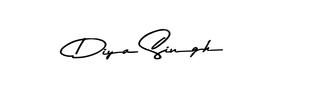 Design your own signature with our free online signature maker. With this signature software, you can create a handwritten (Asem Kandis PERSONAL USE) signature for name Diya Singh. Diya Singh signature style 9 images and pictures png