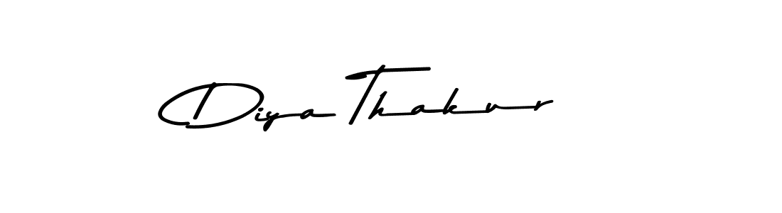 How to make Diya Thakur signature? Asem Kandis PERSONAL USE is a professional autograph style. Create handwritten signature for Diya Thakur name. Diya Thakur signature style 9 images and pictures png