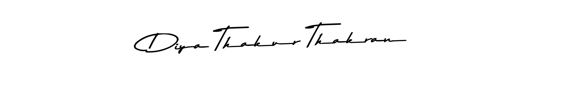 Here are the top 10 professional signature styles for the name Diya Thakur Thakran. These are the best autograph styles you can use for your name. Diya Thakur Thakran signature style 9 images and pictures png