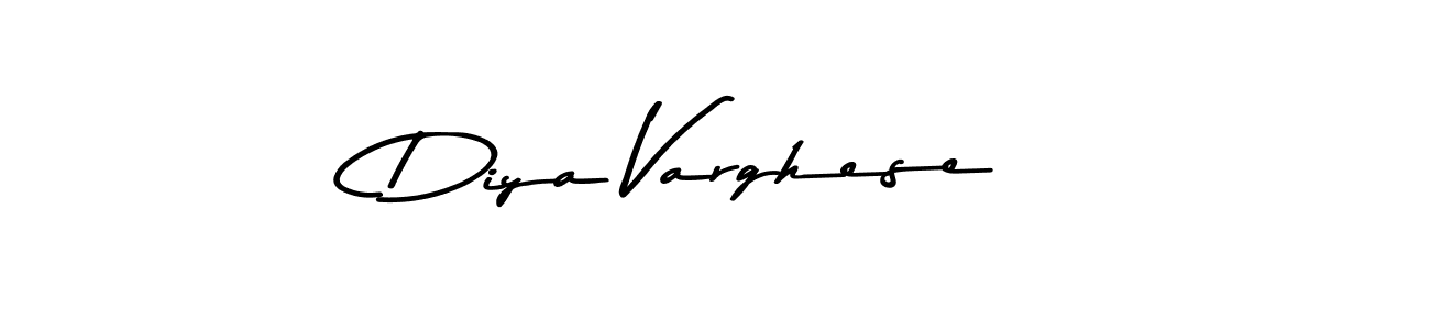 How to make Diya Varghese signature? Asem Kandis PERSONAL USE is a professional autograph style. Create handwritten signature for Diya Varghese name. Diya Varghese signature style 9 images and pictures png