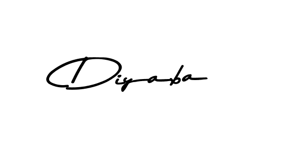 The best way (Asem Kandis PERSONAL USE) to make a short signature is to pick only two or three words in your name. The name Diyaba include a total of six letters. For converting this name. Diyaba signature style 9 images and pictures png