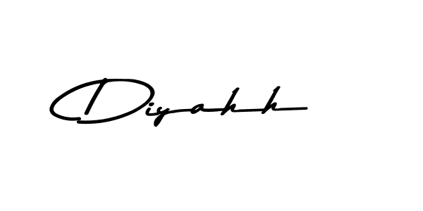 How to Draw Diyahh signature style? Asem Kandis PERSONAL USE is a latest design signature styles for name Diyahh. Diyahh signature style 9 images and pictures png