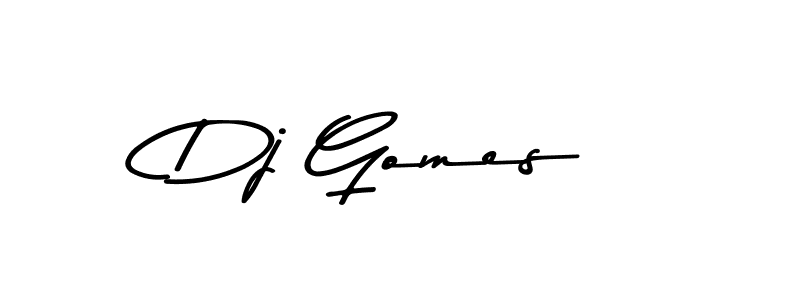 Also we have Dj Gomes name is the best signature style. Create professional handwritten signature collection using Asem Kandis PERSONAL USE autograph style. Dj Gomes signature style 9 images and pictures png