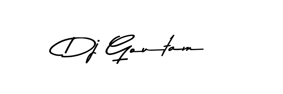 Design your own signature with our free online signature maker. With this signature software, you can create a handwritten (Asem Kandis PERSONAL USE) signature for name Dj Goutam. Dj Goutam signature style 9 images and pictures png