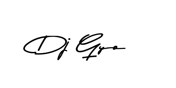 How to make Dj Gyo signature? Asem Kandis PERSONAL USE is a professional autograph style. Create handwritten signature for Dj Gyo name. Dj Gyo signature style 9 images and pictures png
