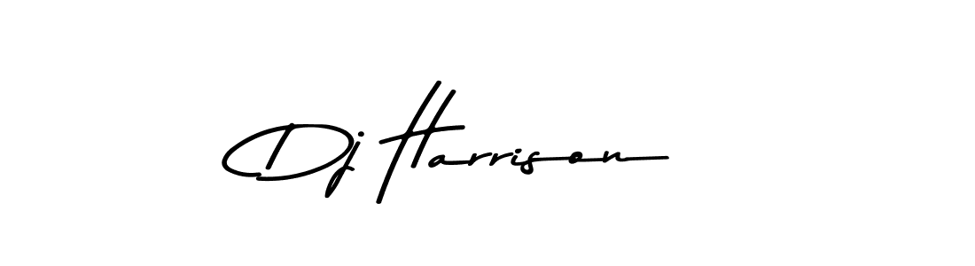 Dj Harrison stylish signature style. Best Handwritten Sign (Asem Kandis PERSONAL USE) for my name. Handwritten Signature Collection Ideas for my name Dj Harrison. Dj Harrison signature style 9 images and pictures png