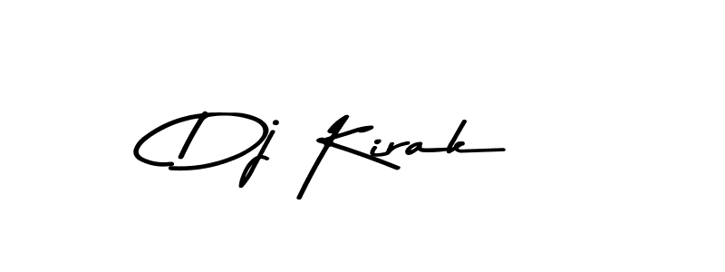 Create a beautiful signature design for name Dj Kirak. With this signature (Asem Kandis PERSONAL USE) fonts, you can make a handwritten signature for free. Dj Kirak signature style 9 images and pictures png