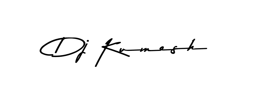 Make a beautiful signature design for name Dj Kumesh. With this signature (Asem Kandis PERSONAL USE) style, you can create a handwritten signature for free. Dj Kumesh signature style 9 images and pictures png