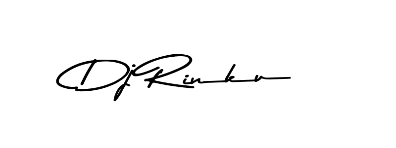 Design your own signature with our free online signature maker. With this signature software, you can create a handwritten (Asem Kandis PERSONAL USE) signature for name Dj Rinku. Dj Rinku signature style 9 images and pictures png