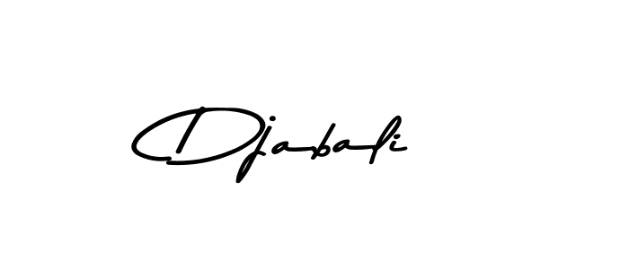 Djabali stylish signature style. Best Handwritten Sign (Asem Kandis PERSONAL USE) for my name. Handwritten Signature Collection Ideas for my name Djabali. Djabali signature style 9 images and pictures png