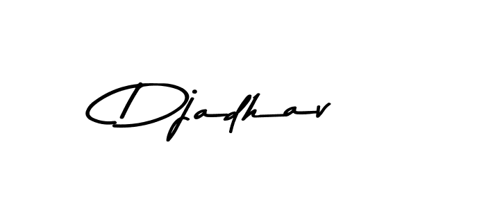 How to Draw Djadhav signature style? Asem Kandis PERSONAL USE is a latest design signature styles for name Djadhav. Djadhav signature style 9 images and pictures png