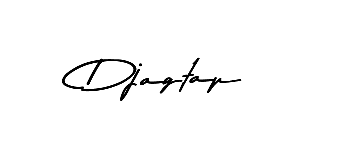 How to make Djagtap name signature. Use Asem Kandis PERSONAL USE style for creating short signs online. This is the latest handwritten sign. Djagtap signature style 9 images and pictures png