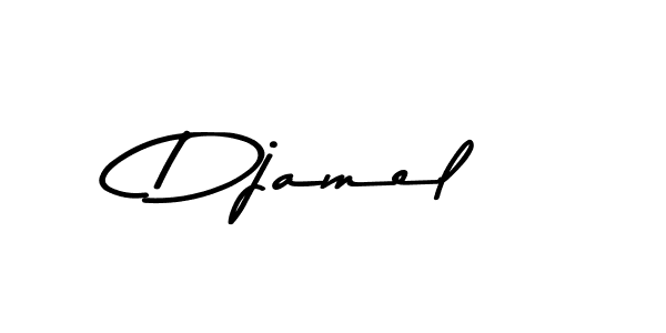 Also You can easily find your signature by using the search form. We will create Djamel name handwritten signature images for you free of cost using Asem Kandis PERSONAL USE sign style. Djamel signature style 9 images and pictures png