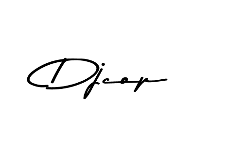 Make a beautiful signature design for name Djcop. With this signature (Asem Kandis PERSONAL USE) style, you can create a handwritten signature for free. Djcop signature style 9 images and pictures png