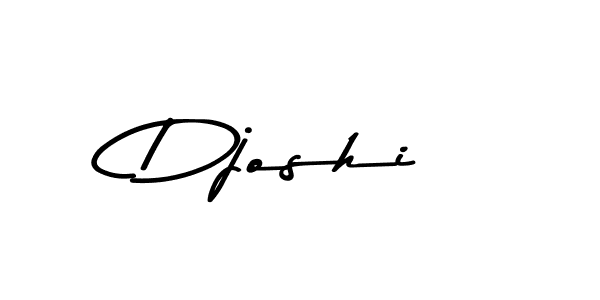 Use a signature maker to create a handwritten signature online. With this signature software, you can design (Asem Kandis PERSONAL USE) your own signature for name Djoshi. Djoshi signature style 9 images and pictures png