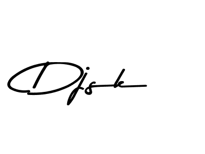 Create a beautiful signature design for name Djsk. With this signature (Asem Kandis PERSONAL USE) fonts, you can make a handwritten signature for free. Djsk signature style 9 images and pictures png