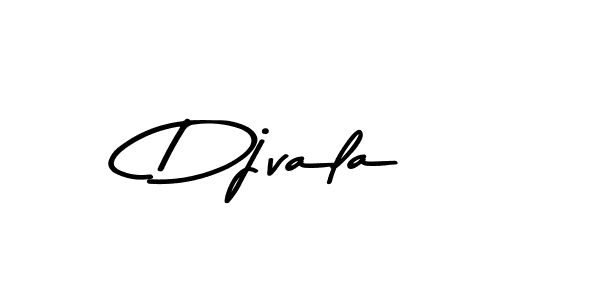 Create a beautiful signature design for name Djvala. With this signature (Asem Kandis PERSONAL USE) fonts, you can make a handwritten signature for free. Djvala signature style 9 images and pictures png