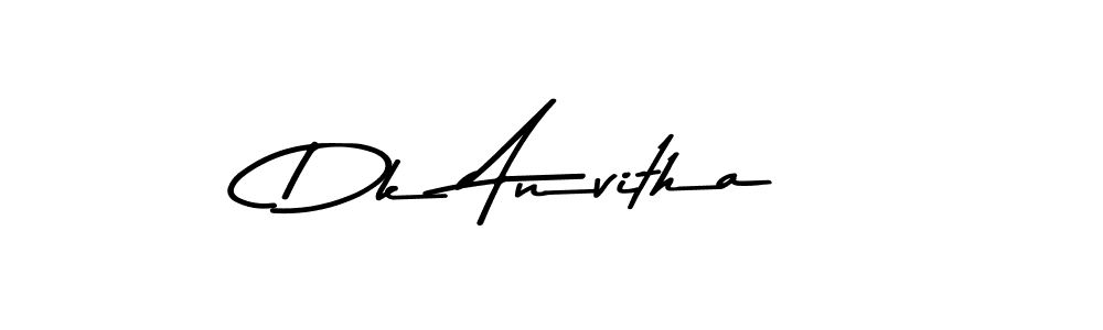 Also You can easily find your signature by using the search form. We will create Dk Anvitha name handwritten signature images for you free of cost using Asem Kandis PERSONAL USE sign style. Dk Anvitha signature style 9 images and pictures png