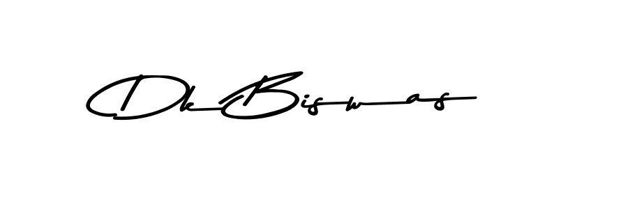 How to make Dk Biswas name signature. Use Asem Kandis PERSONAL USE style for creating short signs online. This is the latest handwritten sign. Dk Biswas signature style 9 images and pictures png