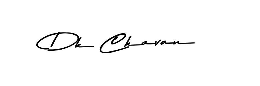 Design your own signature with our free online signature maker. With this signature software, you can create a handwritten (Asem Kandis PERSONAL USE) signature for name Dk Chavan. Dk Chavan signature style 9 images and pictures png