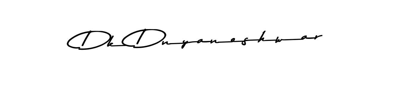 Make a beautiful signature design for name Dk Dnyaneshwar. With this signature (Asem Kandis PERSONAL USE) style, you can create a handwritten signature for free. Dk Dnyaneshwar signature style 9 images and pictures png