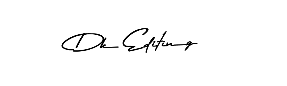 How to make Dk Editing name signature. Use Asem Kandis PERSONAL USE style for creating short signs online. This is the latest handwritten sign. Dk Editing signature style 9 images and pictures png