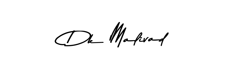 How to make Dk Malivad signature? Asem Kandis PERSONAL USE is a professional autograph style. Create handwritten signature for Dk Malivad name. Dk Malivad signature style 9 images and pictures png