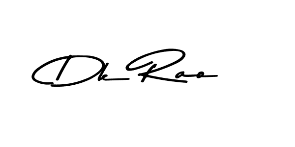 Design your own signature with our free online signature maker. With this signature software, you can create a handwritten (Asem Kandis PERSONAL USE) signature for name Dk Rao. Dk Rao signature style 9 images and pictures png
