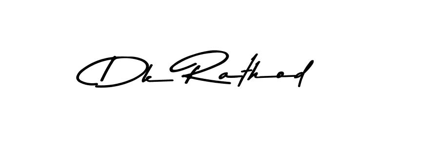 Use a signature maker to create a handwritten signature online. With this signature software, you can design (Asem Kandis PERSONAL USE) your own signature for name Dk Rathod. Dk Rathod signature style 9 images and pictures png