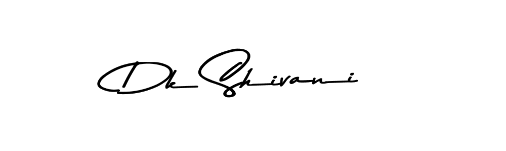 Make a beautiful signature design for name Dk Shivani. With this signature (Asem Kandis PERSONAL USE) style, you can create a handwritten signature for free. Dk Shivani signature style 9 images and pictures png