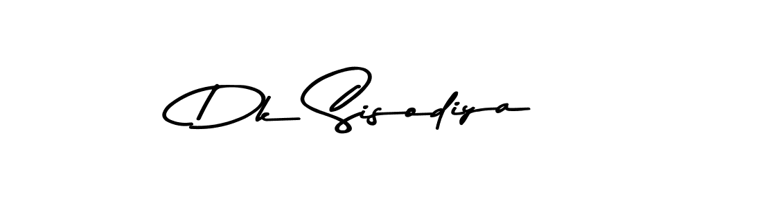 Use a signature maker to create a handwritten signature online. With this signature software, you can design (Asem Kandis PERSONAL USE) your own signature for name Dk Sisodiya. Dk Sisodiya signature style 9 images and pictures png
