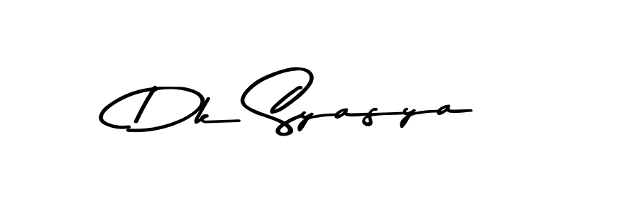 How to make Dk Syasya signature? Asem Kandis PERSONAL USE is a professional autograph style. Create handwritten signature for Dk Syasya name. Dk Syasya signature style 9 images and pictures png