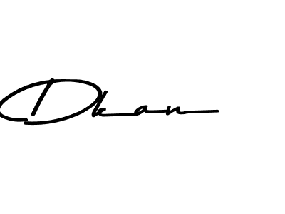 Also we have Dkan name is the best signature style. Create professional handwritten signature collection using Asem Kandis PERSONAL USE autograph style. Dkan signature style 9 images and pictures png
