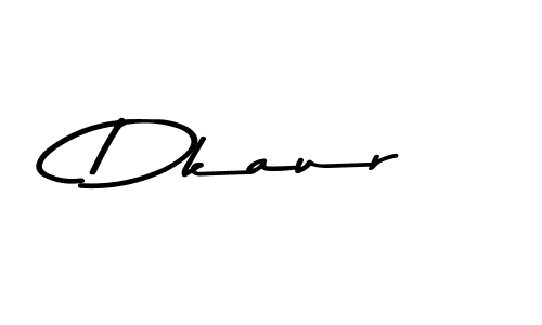 Design your own signature with our free online signature maker. With this signature software, you can create a handwritten (Asem Kandis PERSONAL USE) signature for name Dkaur. Dkaur signature style 9 images and pictures png