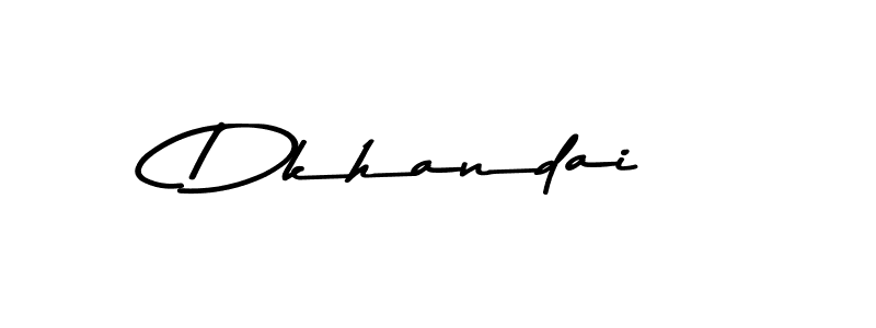Design your own signature with our free online signature maker. With this signature software, you can create a handwritten (Asem Kandis PERSONAL USE) signature for name Dkhandai. Dkhandai signature style 9 images and pictures png