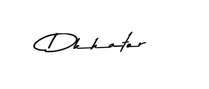 The best way (Asem Kandis PERSONAL USE) to make a short signature is to pick only two or three words in your name. The name Dkhator include a total of six letters. For converting this name. Dkhator signature style 9 images and pictures png