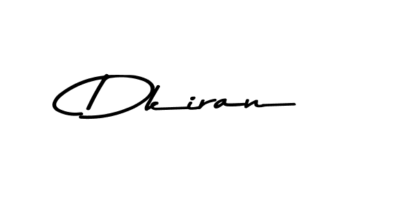 Asem Kandis PERSONAL USE is a professional signature style that is perfect for those who want to add a touch of class to their signature. It is also a great choice for those who want to make their signature more unique. Get Dkiran name to fancy signature for free. Dkiran signature style 9 images and pictures png