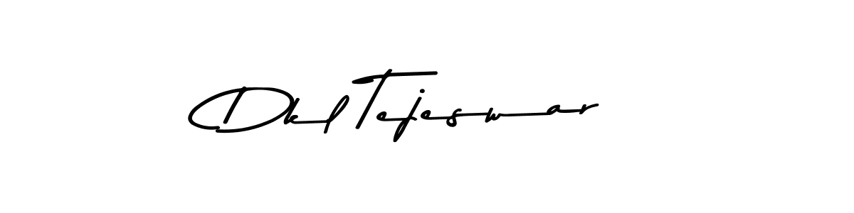 Dkl Tejeswar stylish signature style. Best Handwritten Sign (Asem Kandis PERSONAL USE) for my name. Handwritten Signature Collection Ideas for my name Dkl Tejeswar. Dkl Tejeswar signature style 9 images and pictures png